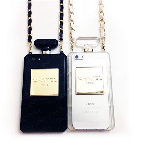 Chanel Perfume Iphone 55s Case With Chain 